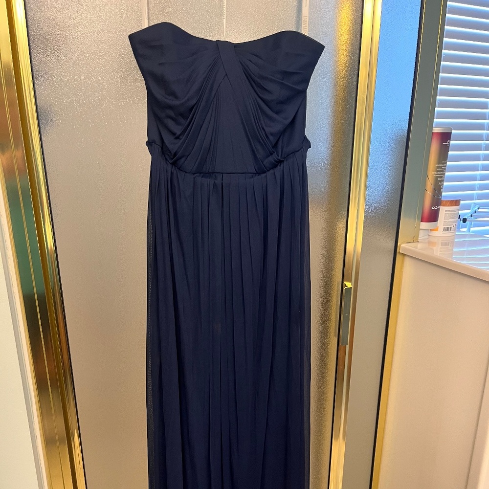 David’s bridal one shoulder dress